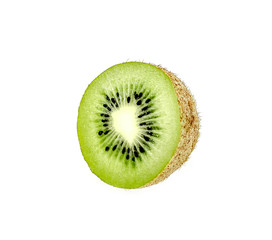 Kiwi on white background