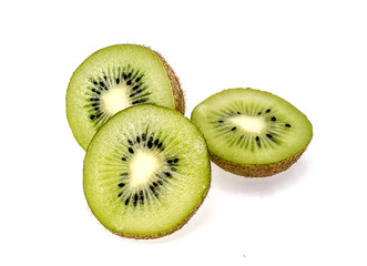 Fototapeta premium Kiwi on white background