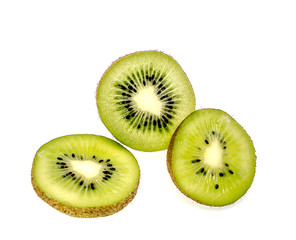 Fototapeta premium Kiwi on white background