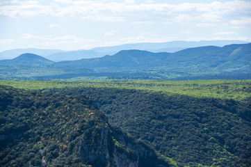 View of Ardeche Gorges