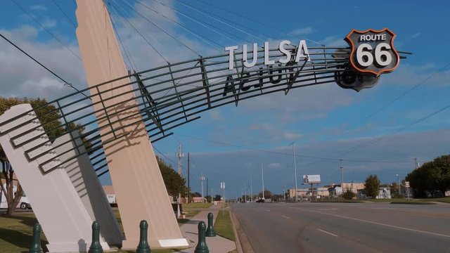 Tulsa Gate on historic Route 66 in Oklahoma