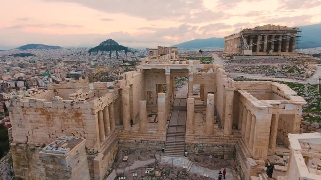 Acropolis of Athens Aerial View