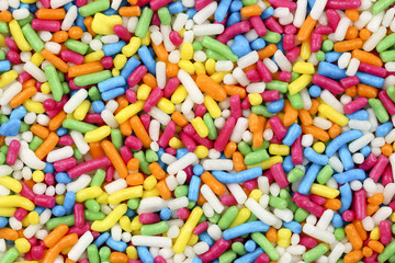 colorful sprinkles