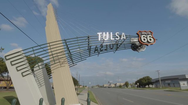 Tulsa Gate on historic Route 66 in Oklahoma