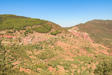 amazing views of moroccan atlas mountain