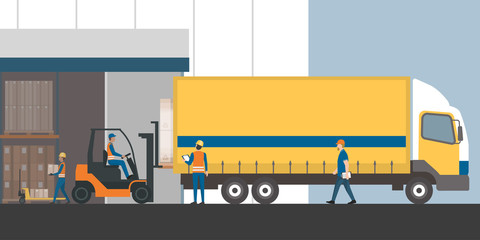 Freight shipment and warehousing