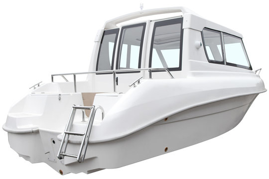 Modern cabin boat.