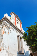 Colombo, Sri Lanka - 11 February 2017: Exterior of Wolvendaal Church - a Dutch Reformed Christian Colonial VOC Church