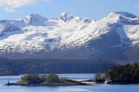 Ørnes, Polarkreis, Norwegen