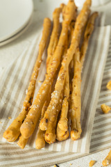 Homemade Italian Grassini Bread Sticks