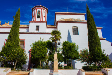 Church. Church in the city of Ronda. Province of Malaga, Andalusia, Spain. Photo taken – 13 n ovember 2017.