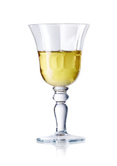 Glass of wine, isolated
