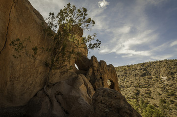 Ancient Cave Dwellings New Mexico