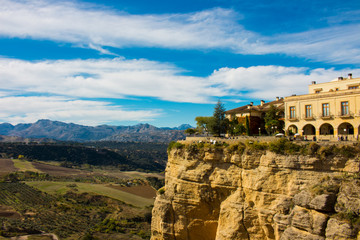 Ronda. Beautiful views in the city of Ronda, province of the city of Malaga. Andalusia, Spain....