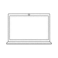 laptop wifi internet device gadget screen vector illustration