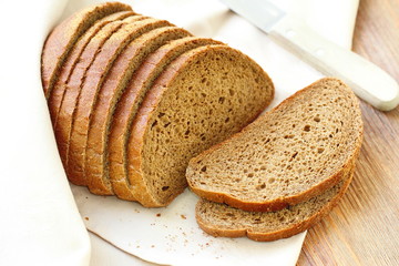 Homemade rye bread