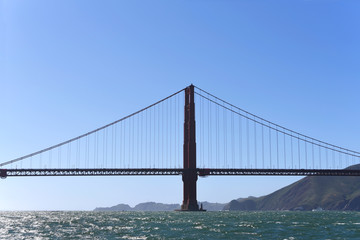 Fototapeta na wymiar Golden Gate Bridge from the Bay