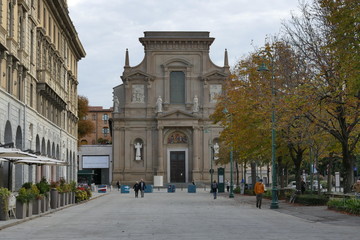 Fototapeta na wymiar Bergamo - chiesa di San Bartolomeo