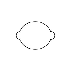 lime or lemon fruit icon image vector illustration design