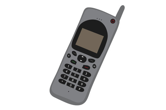 Old Cellphone Vector
