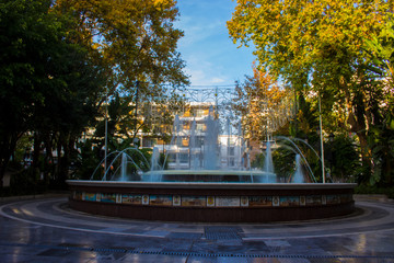 Park. Central Park in the city of Marbella. Andalusia, Spain. Picture taken 23 november 2017.