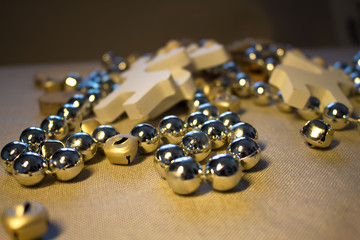 Merry Christmas and Happy New Year greeting card.