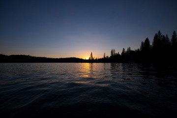 Bass Lake Sunset