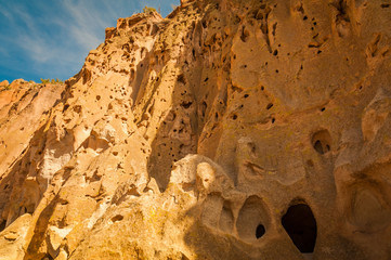 Rock Dwelling Caves in New Mexico