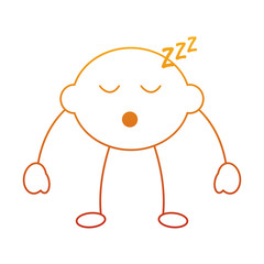 kawaii lemon citrus fruit cartoon face vector illustration