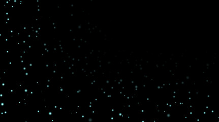 Night sky with blue stars on black background. Dark astronomy space template. Galaxy starry pattern wallpaper. Shiny stars, night sky universe. Cosmos stars wallpaper Vector illustration
