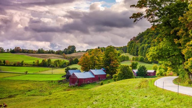 Rural Vermont Farmland