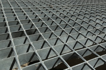 Grille texture. Close up