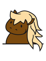 stall wand mauer fläche schreiben text vorne kleines süßes niedlich pony fohlen junges baby kind comic clipart cartoon pferd