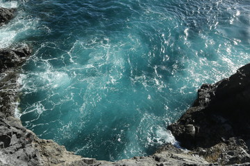 Beautiful rocky coast in Canary Islands