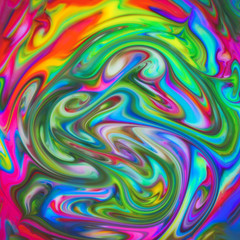 Fototapeta na wymiar abstract image of mixed liquid paints