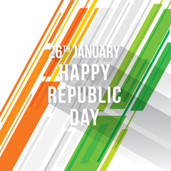 happy republic day banner