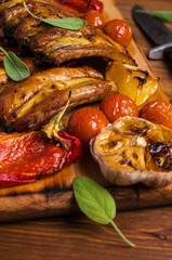 Roast ribs in the glaze