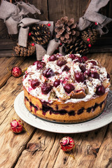 Christmas cherry pie