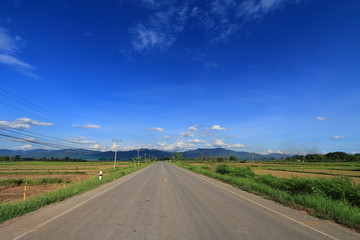 road and sky