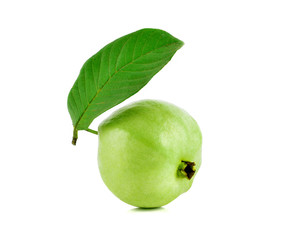 Guava isolated on white background.
