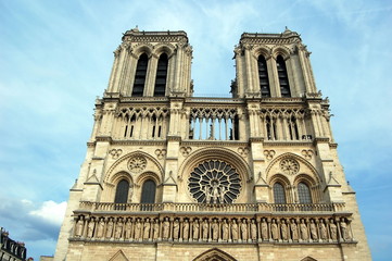 Fototapeta na wymiar Notre Dame de Paris, France 