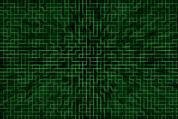 Green digital tile backdrop