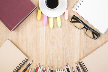 Stationery and contemporary concept