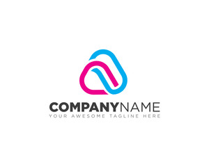 Obraz premium Abstract A Logo
