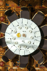 Meticulously arranged formal place settings