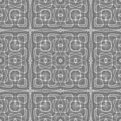 Design seamless monochrome lacy pattern