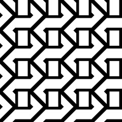 Design seamless monochrome zigzag pattern