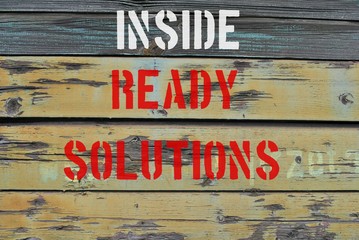 Inside ready solutions - obrazy, fototapety, plakaty