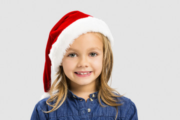 Santa little girl