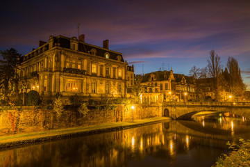 Fototapeta premium View of Strasbourg France the river